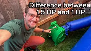 ★★★★★ Noise sample of 1.0 hp blower / bouncy castle pump | B-Air
