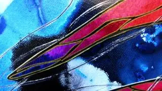 Transparence - Vie d'une peinture - vid&eacute;o artistique pour exposition Nature Pr&eacute;cieuse