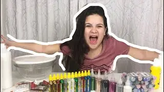 MEU MATERIAL DE SLIME RENOVADO ! COMPRINHAS
