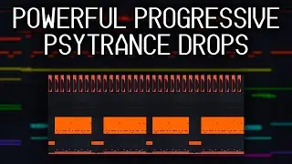 How to make Powerful Progressive Psytrance Drops!!!