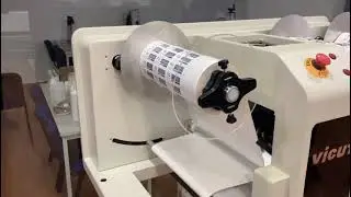 Portugal Dealer Vicut VR30 Digital Roll Label Cutter Cutting Machine for  labels #rolllabelcutter