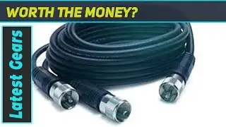 Procomm 18` Foot RG59 CB Radio CO-Phase Antenna Coax Molded Ends - Best Dual Coax Cable for CB