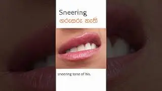 Sneering in Sinhala