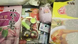 Korean food candy Artbox London haul : Forbidden planet pusheen cat 2019