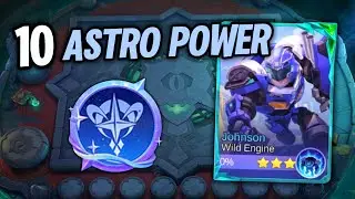 MAX ASTRO POWER! 10 Astro Power Combo with JOHNSON Commander | Magic Chess Go Go
