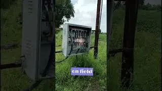 💥LT distribution box  short circuit in agriculture 💯 dekhiye short circuit sparking ☠️👍