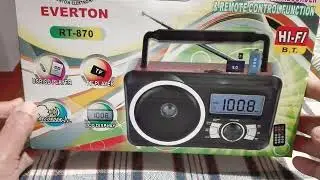 EVERTON RT-870BT iNCELEME VE TEST
