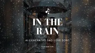 IN THE RAIN | AI Generated Sad Love Song with Deep Lyrics | Original A.I. English Lo-fi Music Video