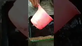 Tes aspal emulsion cat anti bocor di media kardus