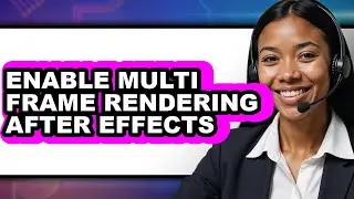 How to Enable Multi Frame Rendering After Effects (easy Method)