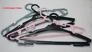 3 UNCOMPLICATED  OLD CLOTHES HANGER PROJECT IDEAS! HOW TO RECYCLE OLD HANGER| Best Out of Waste