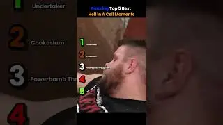 Ranking Top 5 Best Hell in a Cell Moments #wwe #hellinacell