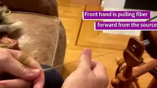 Hand positions for spinning short forward draw