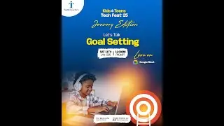 Kids and teens Tech Fest Goal Setting