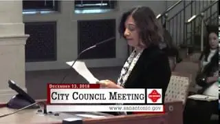 Public Comments before City Council Vote on Developer Incentives