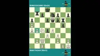 Bobby Fischer vs Bernstein Sidney ◉ Memorial Rosenwald | New York - USA, 1956.