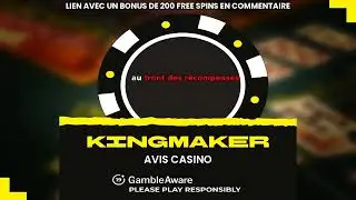 KINGMAKER CASINO AVIS 2025 &ndash; RETRAITS, BONUS, CONDITIONS & CODE PROMO