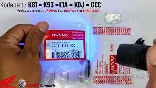 Slide Piece K81 K93 GCC Original Honda dan ASPIRA