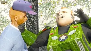 Space Ranger Slow Motion Knovkout GTA 5