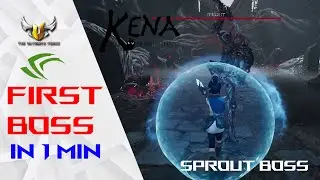 Kena Bridge of Spirits | First Boss Fight | Sprout Boss | Fastest Fight 1min