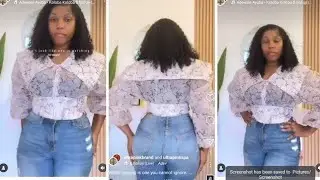 DIY Cape Collar Crop top with puff sleeves /sewing tutorial for Beginners