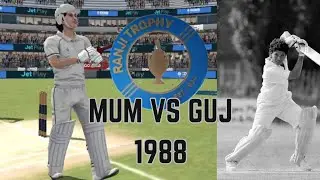 sachin | gameplay | Ranji trophy | 1988 |gaming video