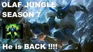 Olaf JG JUNGLE S7 Season 7 LoL Stoneborn pact OP NEW Mastery