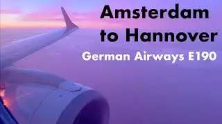 Amsterdam (AMS) to Hannover (HAJ) |&nbsp;German Airways Embraer E190 | October 2025