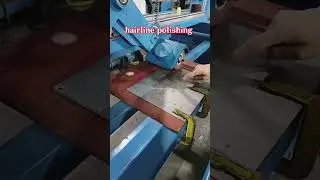Surface finish#metal polish machine#hairline polish on stainless steel#Sink machines#Stainless steel