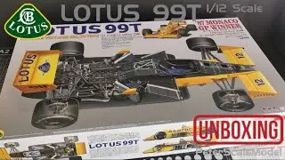 LOTUS 99T / '87 MONACO / PLATZ / BEEMAX 1/12 / Scale Model Unboxing / Ayrton Senna