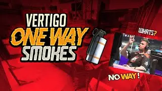 CS GO : Vertigo One Way Smokes - 64 Tick