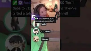 Fuslie Bets 100 GIFTED SUBS on iiTzTimmy
