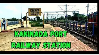 || Kakinada Port Railway station, Pitlines Yard , Station Building Kakinada Port Railway Station ||