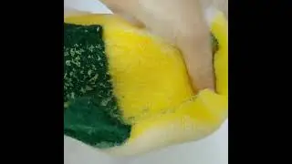 Big Kitchen Sponge Soapy Ripping Sounds | Sponge ASMR