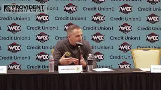 MBB | USF vs. Portland Postgame w/ Chris Gerlufsen, Marcus Williams and Jonathan Mogbo