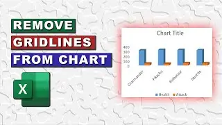 How to remove gridlines from an Excel chart