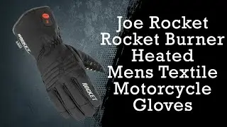 Joe Rocket Rocket Burner Heated Mens Textile Motorcycle Gloves