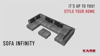 KARE DESIGN Sofa Infinity