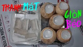 Cách Nấu Rau Câu Dừa Dai Dẻo Thanh Mát Quá Ngon  | Hiệp Tiền Giang Vlog