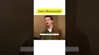 when monica says to joey that chandler stole money from her purse wait for joey  Noooo%21  %F0%9F%98