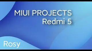 #MIUI MASIK X #Q #Rosy | Android 10#Redmi5 MIUI12