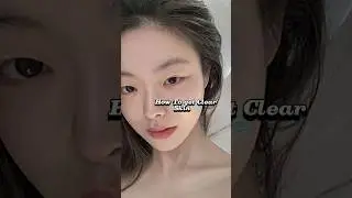 How To Achieve Clear Skin 😍 #clearskin #glasskin