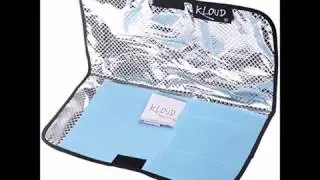 KLOUD City&reg;Heat resistant  Heat Shield=Flattening Irons  Curling Iron Cover Flat Iron Travel Pouch H