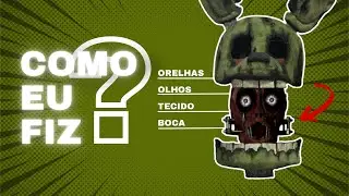 Review da CABEÇA DO SPRINGTRAP completa - Springtrap Cosplay