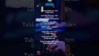 Opening and closing tags html #htmlcss #viralvideo #technology #coding #frontendcourse #fypage #yt