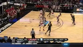 Purdue Boilermakers vs Wisconsin Badgers (13.03.2015)
