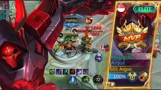 Cara farming santai saat jadi Offlaner | Build Argus tersakit 2022 | Mobile Legends Bang Bang ID