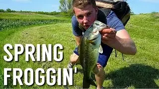 Topwater Bass Fishing -- Soft Plastic Frogs