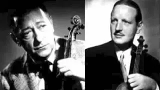 Jascha Heifetz and William Primrose play Arthur Benjamin's Romantic Fantasy