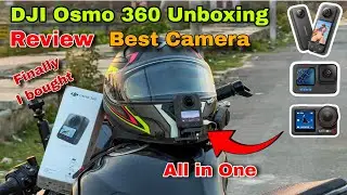 Full review dji osmo 360 camera || action camera ||z900 reaction || gorakhpur || motovlog setup